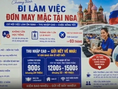 Yume tư vấn việc làm và cơ hội làm việc tại Nga ở Cà Mau