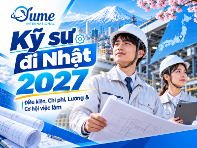 Kỹ sư đi Nhật 2027: Điều kiện, Chi phí, Lương & Cơ hội việc làm
