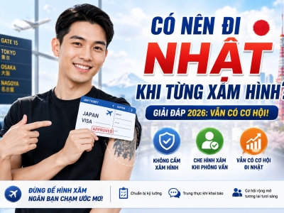 Người từng xăm hình có đi nhật được không? Giải đáp 2026
