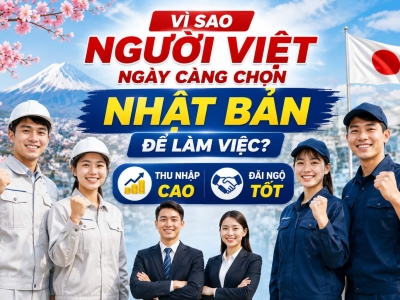 Vì sao người việt ngày càng chọn nhật bản để làm việc?